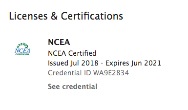 Licenses & Certifications